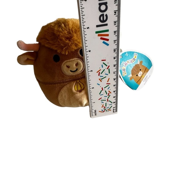 SQUISHMALLOW CALTON THE HIGHLAND COW 2022 EASTER 4.5” NEW WITH TAGS - Picture 9 of 11